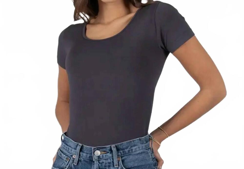 NEW C'EST MOI CLOTHING CO bamboo short sleeve tee in lead